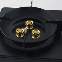 Réchaud à gaz portable de haute qualité personnalisable pour camping-car, cuisinière extérieure en fonte résistante au vent, allumage piézoélectrique, alimentation au butane
