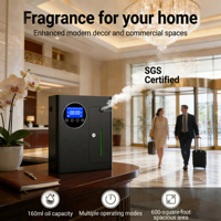 Diffuseur de parfum intelligent biphasique en métal pour hôtel et maison, capacité 160 ml, désodorisant et éliminateur d'odeurs pour intérieur