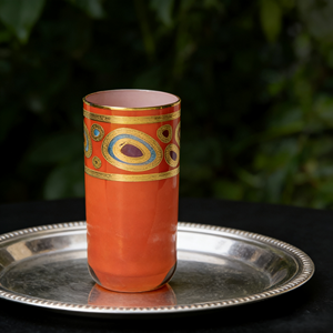 SNW Custom senza piombo cristallo calice di vino tazze di oro martellato bordo oro vino rosso Highball bicchiere tazza di whisky - Product Image 2