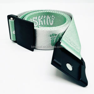 Cinturón Táctico de Nailon para Hombre, Cinturón de Capas de Esquí Jacquard para Deportes al Aire Libre con Hebilla Magnética de Metal y Logotipo Tejido Personalizado de 38mm - Product Image 6