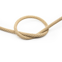Corde en fibre de polyester renforcée en acier inoxydable à 6 brins, résistante aux UV, de 16 mm, pour équipement de parc d'attractions, capacité >500 kg