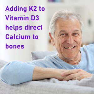 Gouttes liquides de Vitamine D3 avec K2 de marque privée pour favoriser l'absorption du calcium et soutenir la maintenue de la résorption du calcium - Product Image 3