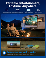 Vente chaude, projecteur intelligent mini Q8, système Android Full HD 720P, 4K Wifi, mini projecteur portable BT WIFI