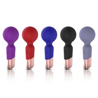 Mini masseur 10 modes de vibration Silicone Rechargeable par USB 5 couleurs OEM ODM Logo personnalisé
