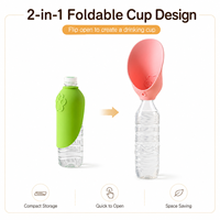 Distributeur d'eau pliable universel en silicone pour animaux de compagnie, bol de voyage anti-fuite pour chiens et chats, utilisation en extérieur
