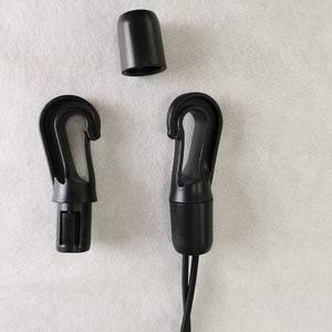 حبل شوك البنجي الأسود من البلاستيك مع شريط ربط مطاطي إكسسوارات التخييم والقوارب - Product Image 3