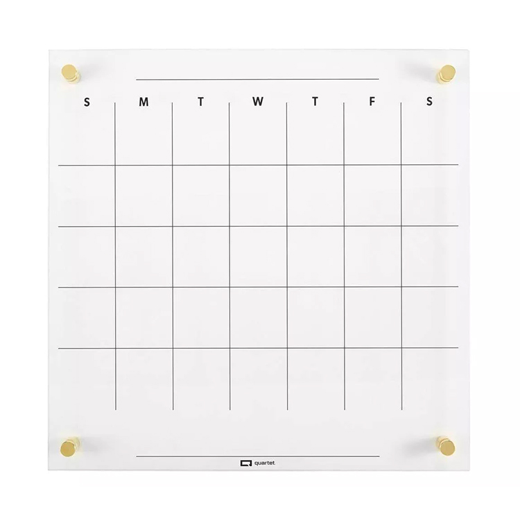 Простой дизайн настенный календарь доска прозрачный акриловый настенный календарь