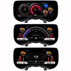 ชุดหน้าปัดดิจิตอลในรถยนต์ขนาด 12.3 นิ้ว สำหรับ Nissan 350Z 370Z Fairlady Z Z33 ปี 2003-2009 แผงหน้าปัดแสดงความเร็ว - Product Image 2