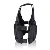 Gilet lesté réglable 1-50 kg en tissu Oxford imperméable pour extérieur, avec plaques de poids en acier et fer et fermeture éclair