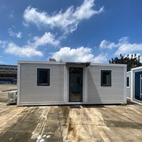 Conteneur extensible personnalisable de 20 pieds, structure en acier traditionnelle, conteneur facile à installer, maison en conteneur