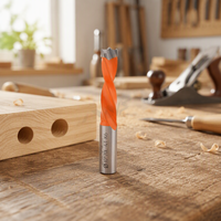 Tête de fraise en carbure de tungstène pour le bois, diamètre 8 mm, longueur 70 mm, forme droite, compatible avec les machines CNC