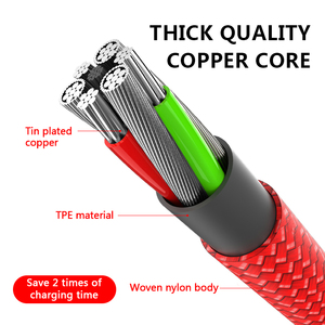 Tùy Chỉnh Tốt Nhất Màu Bán USB-C Cáp Dữ Liệu USB Sạc Dòng Dữ Liệu 3 Trong 1 Micro Loại C Cáp - Product Image 4