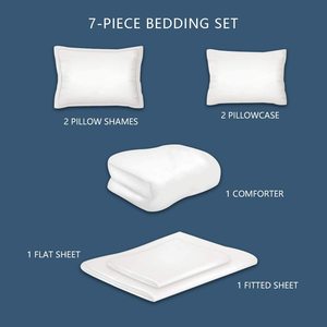 2025 OEM grande commande Service 7 pièces microfibre tissu Polyester remplissage réversible impression unique couette imprimé couette ensembles de literie - Product Image 5