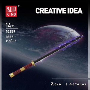 Mould King 10260 Nouveau modèle créatif de construction <span class=keywords><strong>d</strong></span>'<span class=keywords><strong>épée</strong></span> MOC, jouets DIY avec briques lumineuses pour enfants, cadeaux, ensembles de blocs de construction - Product Image 2