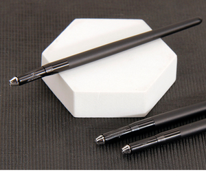 Soporte de aguja redonda negra con orificio cruzado para microshading y delineador de ojos de maquillaje permanente - Product Image 4