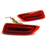 2 modèles de feux réflecteurs arrière à LED pour Toyota Corolla 2011-2013, clignotants, feux arrière, feux de jour, feux de freinage, kit de feux d'arrêt, 2 pièces