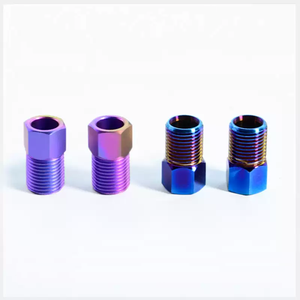 Baut Selang Rem Cakram Sepeda M8, Selang Hidrolik, Baut Metrik Titanium dengan Kepala Hex, Finishing Anodized Gr5 untuk <span class=keywords><strong>Shimano</strong></span> - Product Image 5