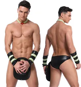 Body de lencería Sexy para hombre, uniforme de bombero Porno, Cosplay, malla erótica, Catsuit, juego de rol erótico, ropa de dormir