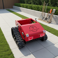 Tondeuse à gazon sans fil 4 temps à essence avec GPS, outil de jardinage domestique, tondeuse autotractée avec télécommande, portée 300-500m en option
