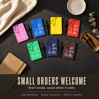 Étiquette de bagage personnalisée en PVC avec motif cœur imprimé et sangle à boucle noire, OEM ODM, logo personnalisé, cadeau promotionnel