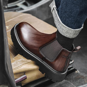 รองเท้าบูตปล่องไฟกลางแบบอัศวินของอังกฤษมาร์ตินมาร์ตินเชลซีทันสมัยแรดมีเขา3523-R สูงอินเทอร์เน็ตตะวันตก - Product Image 6