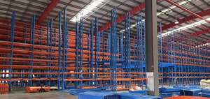 Steel Heavy Duty Warehouse Rack System with Corrosion Protection <b>Plug</b>-In Installation Stacking Racks - Product Image 5