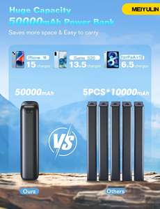 OEMロゴ50000mAhパワーバンク大容量パワーバンクポータブル50000mAhパワーバンク超容量充電器50000mAh - Product Image 2