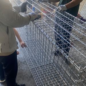 Galvanizli paslanmaz çelik kaynaklı tel örgü <span class=keywords><strong>gabion</strong></span> sepet istinat wallsbasket taş kafes bahçe <span class=keywords><strong>gabion</strong></span> 100x100x50 - Product Image 2