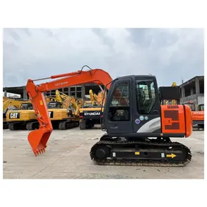 Excavatrice Hitachi ZX70 d'occasion à vendre Mini pelle hydraulique sur chenilles Hitachi Zaxis70 de 7 tonnes Petite pelleteuse ZX55 ZX60 ZX75US