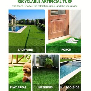 Le marché tunisien populaire 35mm 40mm 45mm <span class=keywords><strong>gazon</strong></span> artificiel bon drainage <span class=keywords><strong>gazon</strong></span> synthétique doux pour <span class=keywords><strong>piscine</strong></span> de jardin extérieur - Product Image 6