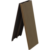 Vente d'usine anti-UV, panneaux muraux en PVC ASA 3D en relief, bardage co-extrudé WPC pour décoration extérieure