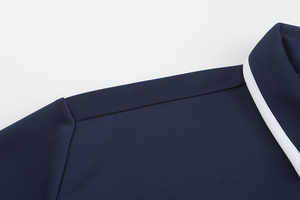 Chemise unisexe en coton mélangé, col rond, manches courtes, sérigraphie, patte de boutonnage à 3 boutons, coupe décontractée, tricot personnalisé, 180g - Product Image 4