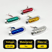 Feux de position latéraux à 4 LED DC12V-24V, nouveaux feux de gabarit arrière pour accessoires de camions, autobus et remorques