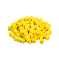 Ensemble de blocs de base personnalisables en EVA souple multicolore imprimé et lavable pour l'éducation en classe