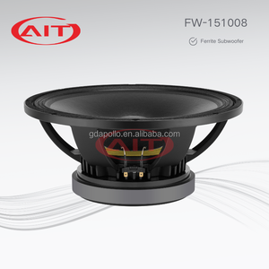 Altavoz de graves de ferrita AIT FW-151008 de 15 pulgadas, 700 W, 96 dB, 8 ohmios, mono, metálico, portátil, duradero, para uso en clubes, teatros e iglesias, controlador de graves de alta potencia - Product Image 3