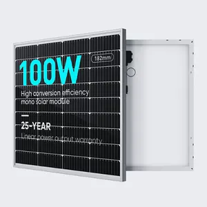 12V 18V 24V 36V 100 vatios 100W 120W 150 vatios 200 vatios 150W 160W 170W 180W 200W panel solar doméstico