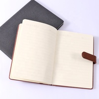 Carnets en cuir Foska A5 pour la prise de notes, les voyages, les affaires, le journal personnel, 96 feuilles, lignes collégiennes, couverture rigide, pour le travail et l'école