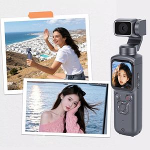 Caméra de vlogging haut de gamme CMOS 4K/60fps, caméra de poche 3/4 axes avec stabilisateur de cardan, suivi de visage et d'objet, caméra vidéo numérique - Product Image 3