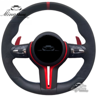 Le volant sport noir en forme de T avec boutons est compatible avec BMW F10 F30 E60 E90 F35 F22 F32 X2 X3 X4 X5 X6 M1 M2 M3 M4 M5 M6