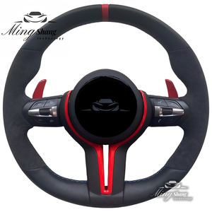 Volante Deportivo Negro en Forma de T con Botones, Compatible con <span class=keywords><strong>BMW</strong></span> F10 F30 E60 E90 F35 F22 F32 X2 X3 X4 X5 X6 M1 M2 M3 M4 M5 M6 - Product Image 1