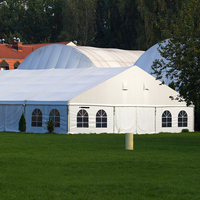 Tentes de mariage extérieures de grande taille 10*30M en aluminium pour 300 personnes, directement de l'usine chinoise