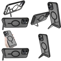 Casing Magnetik Transparan untuk iPhone 16 Pro Max 17 Air 15 14 13 12 11 Plus, Aksesoris Elektronik Anti Benturan