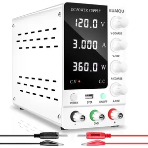 Kuaiqu SPS-C1203 120V 3A 360W kỹ thuật số có thể điều chỉnh DC dịch vụ cung cấp điện xách tay có thể điều chỉnh chuyển đổi điều chỉnh