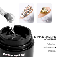 Vernis Gel UV/LED de Marque Propre Sans HEMA, Colle à Ongles Forte, Logo Personnalisé, Fournitures Professionnelles pour Ongles