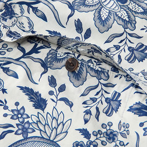 Chemise décontractée et d'extérieur à manches courtes en popeline 100% coton, impression numérique personnalisée de haute qualité avec logo - Product Image 3