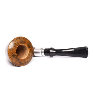Pipe à fumer artisanale en bois de bruyère laqué, style italien, grande, courbée, classique, premium, portable, en bois de bruyère courbé - Product Image 3