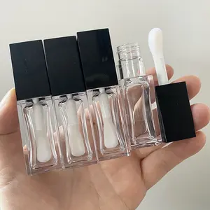 10ml 8ml Thickened Lipgloss Tubes Custom logo square <strong>Lip</strong> <strong>Gloss</strong> Tubes with Big Brush Big Wand and <strong>Packaging</strong> <strong>Boxes</strong> - Product Image 3