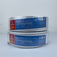 Kabel Tembaga Padat 2*0.75mm^2 300/500V Isolasi PVC Selubung PVC Kabel Rumah untuk Sambungan Peralatan Rumah Tangga