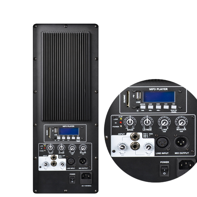 RQSONIC APA Digital Amplifier Board 400w RMS 2 Way Power Amplifier Module for Active Speaker