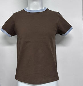 T-shirts vierges décontractés pour hommes, coupe régulière, manches courtes, 100 % coton, écologiques, infroissables, imprimés en relief, personnalisables, vente en gros - Product Image 3